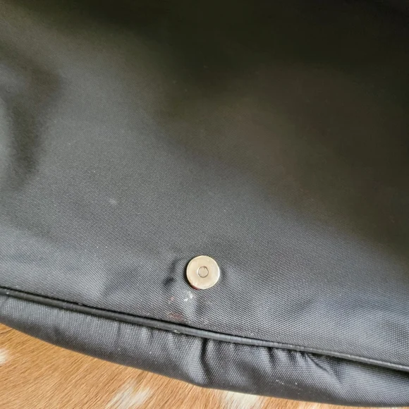 Salvatore Ferragamo Men's Leather Nylon Messenger Bag - Picture 10 of 16